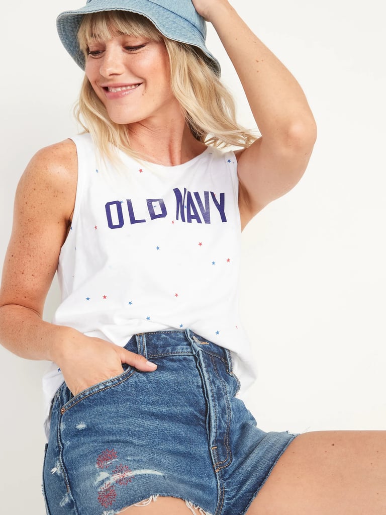 Old Navy High-Waisted O.G. Embroidered Button-Fly Cut-Off Jean Shorts -- 1.5-inch inseam