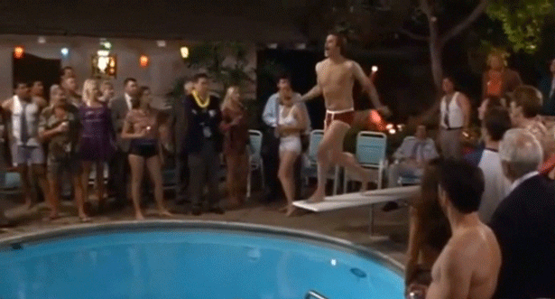 The Guy Who Cannon Balls Into the Pool