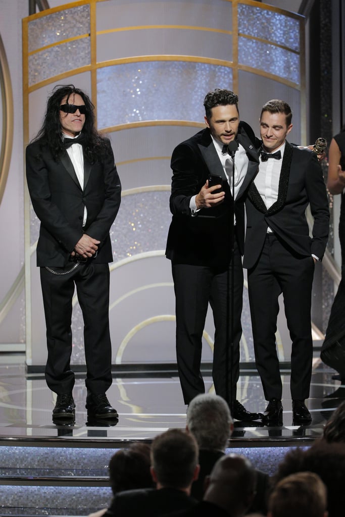 James Franco and Dave Franco at the 2018 Golden Globe Awards
