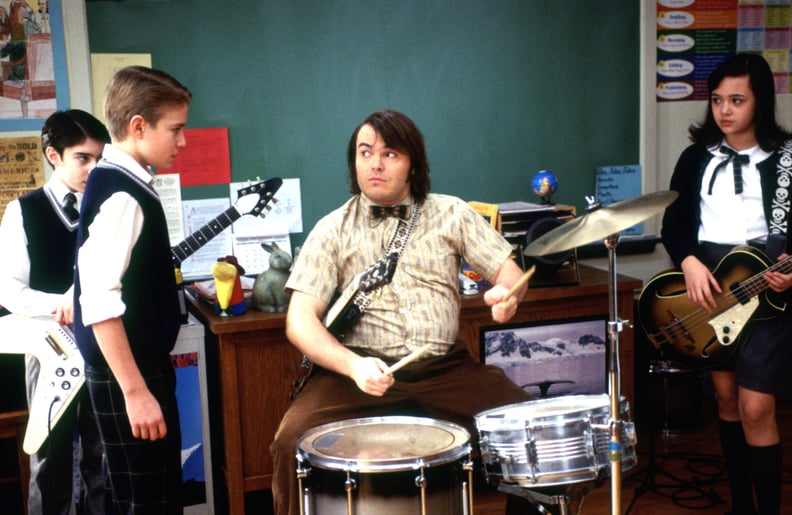 SCHOOL OF ROCK, Joey Gaydos Jr., Kevin Clark, Jack Black, Rebecca Brown, 2003, (c) Paramount/courtesy Everett Collection