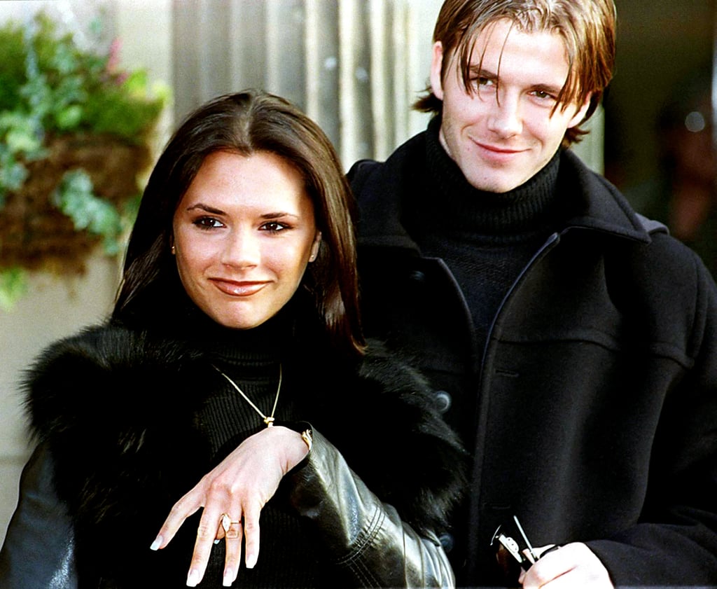 David and Victoria Beckham's Engagement in 1998