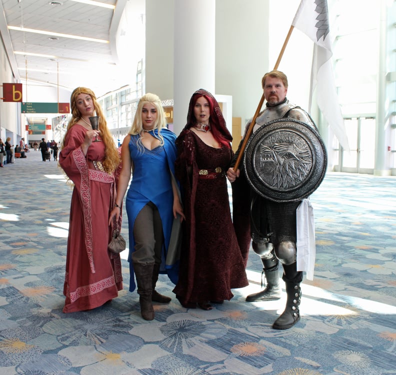 Cersei, Daenerys, Melisandre, and Ned
