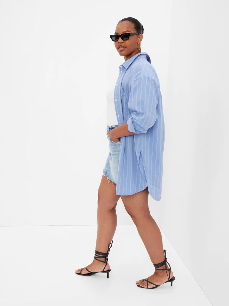 Gap Organic Cotton Weekend Tunic Shirt