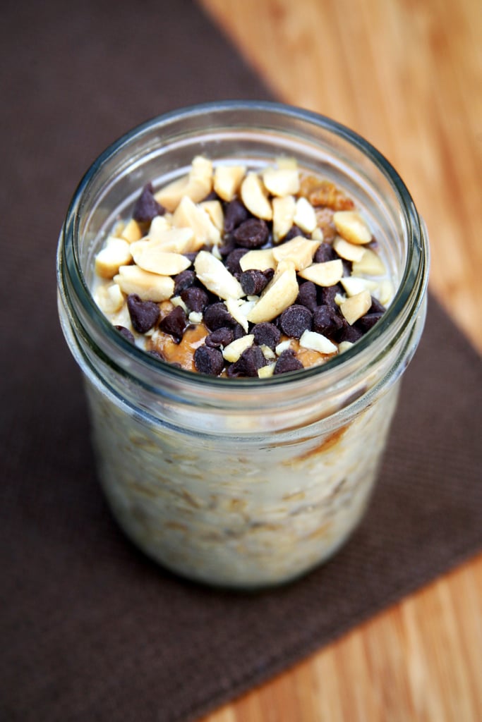 6. Chocolate Peanut Butter Overnight Oats