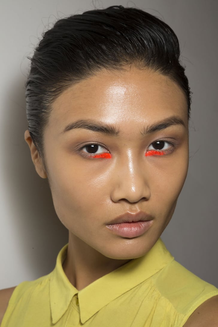 Wear Lipstick as Eye Shadow Beauty Tips From New York Fashion Week