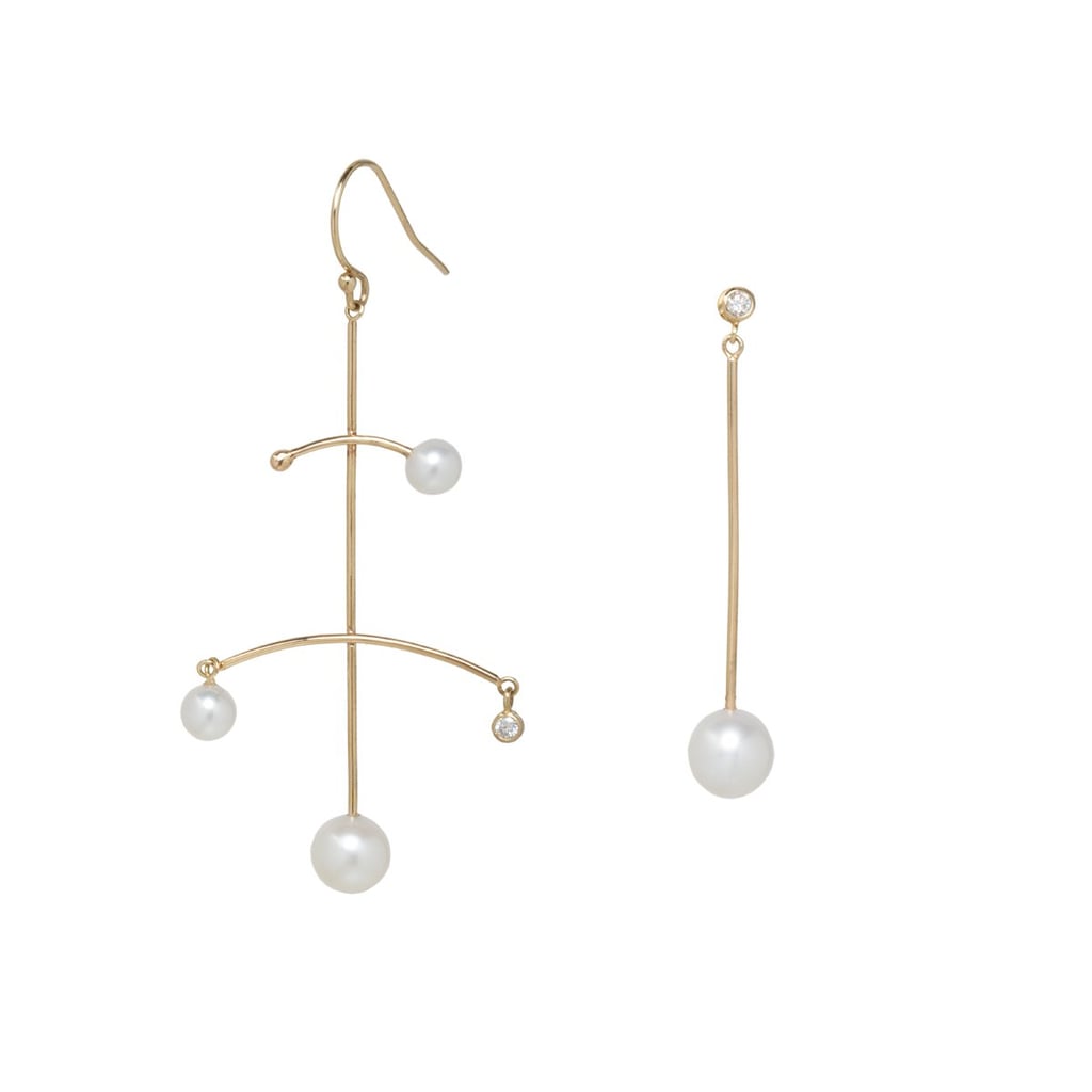 Zoë Chicco 14K Mixed Pearl and Diamond Mobile Earrings