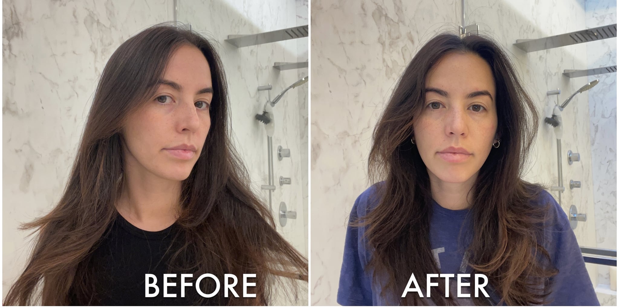 tiktok dry shampoo water hack editor experiment