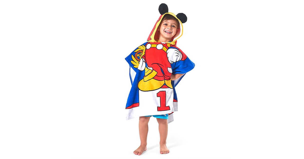 mickey mouse poncho towel