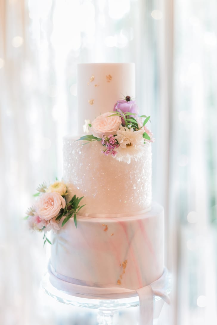 Gold & Pink Marble Wedding Cake | Patisserie Valerie Wedding Cake Package | Wedding  Cake Delivery