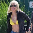 Anna Faris Shows Off Her Rock-Hard Abs While Filming Overboard in a Bikini