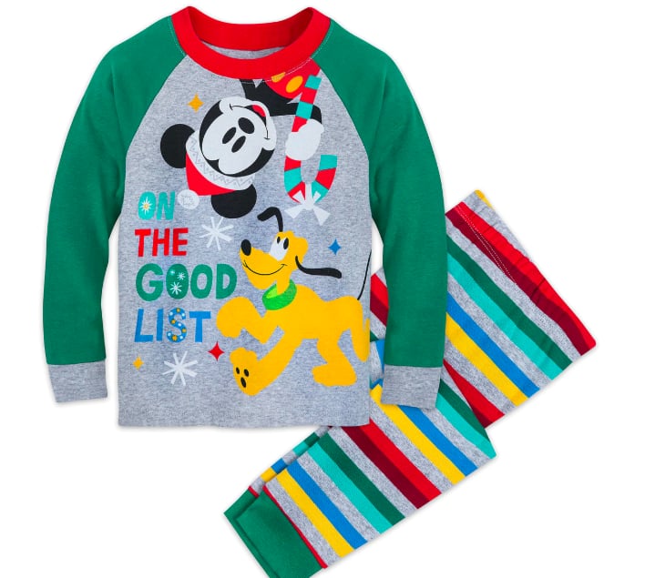 Mickey Mouse and Pluto Holiday PJ Set