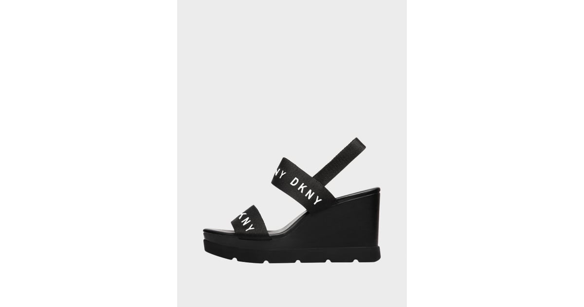 dkny cati slingback wedge sandals