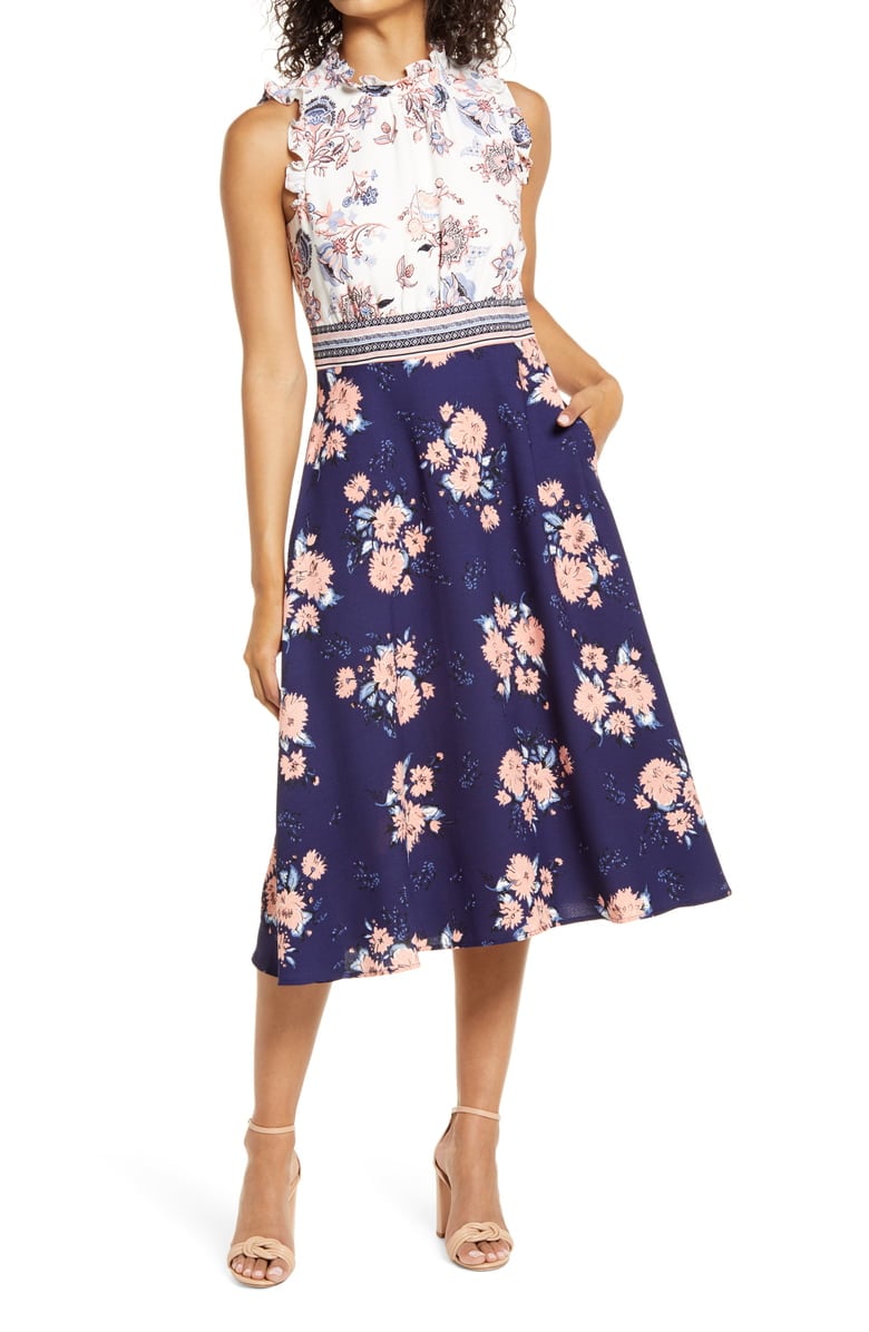 Vince camuto shop navy dress nordstrom