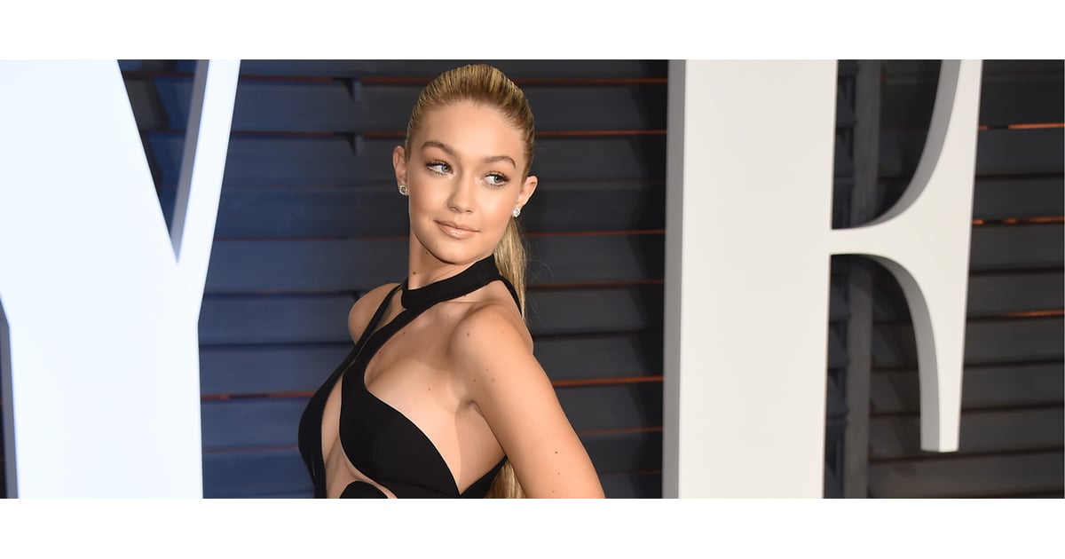 Gigi Hadid Dress At Oscars Afterparty 2015 Popsugar Fashion