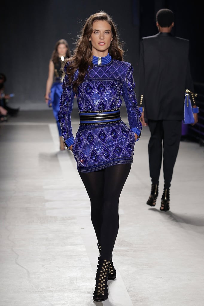 Alessandra Ambrosio Models the Balmain H&M Collection in NYC
