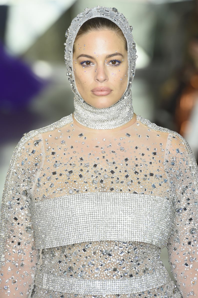 Ashley Graham Walking at Christian Siriano