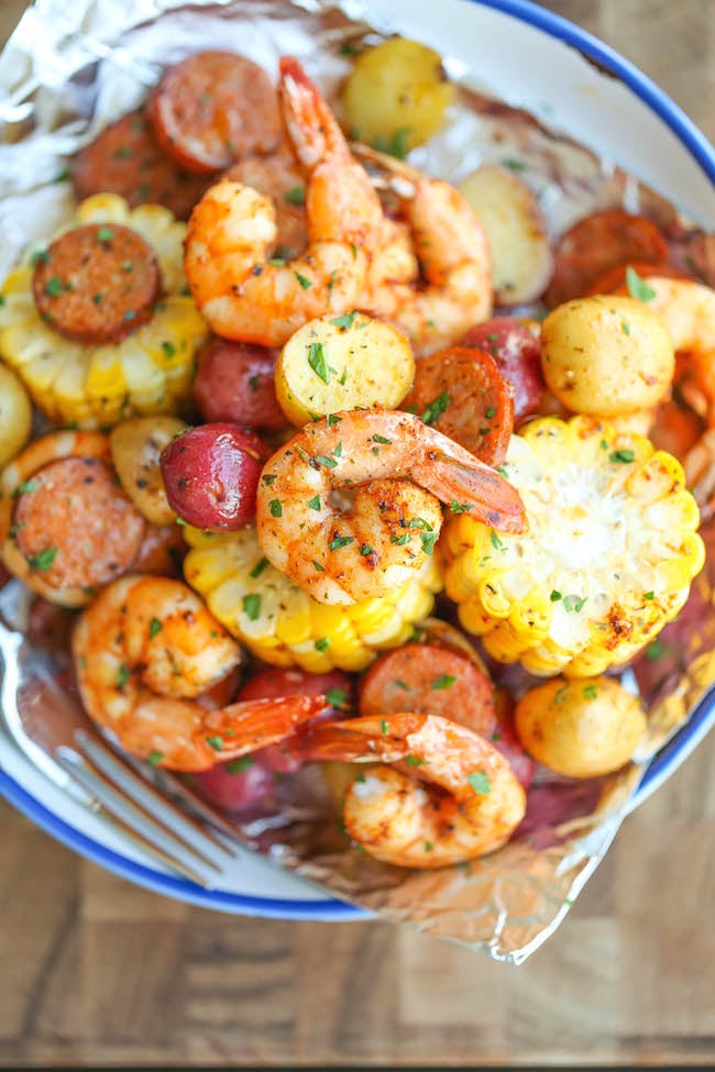 Shrimp Boil Foil Packets