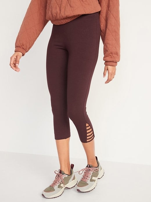 Old Navy High-Waisted Cropped Lattice 