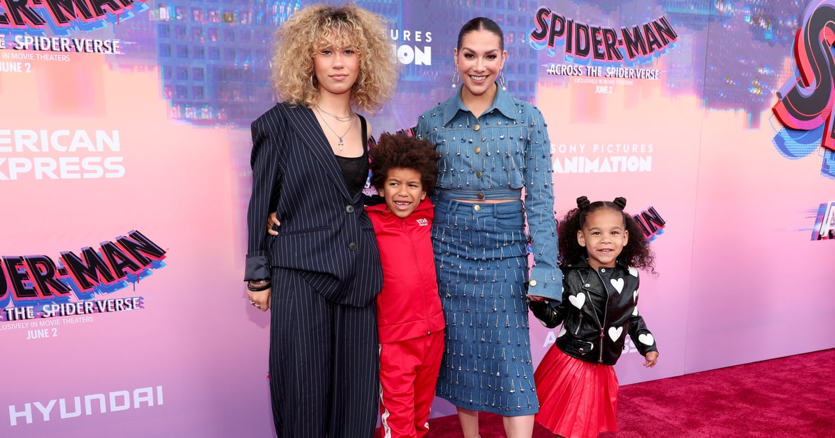 Allison Holker Takes Her Kids to the “Spider-Man: Across the Spider-Verse” Premiere