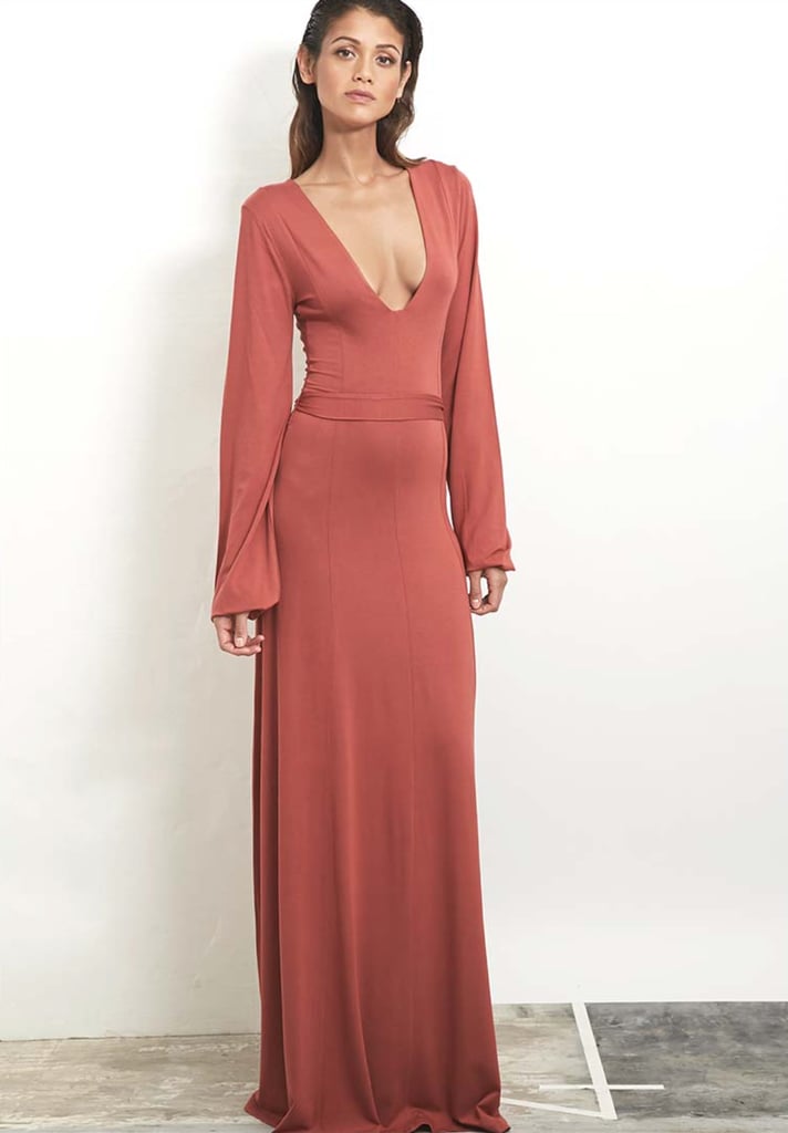 Affordable Christmas Party Dresses: TTYA Plunge Maxi Dress