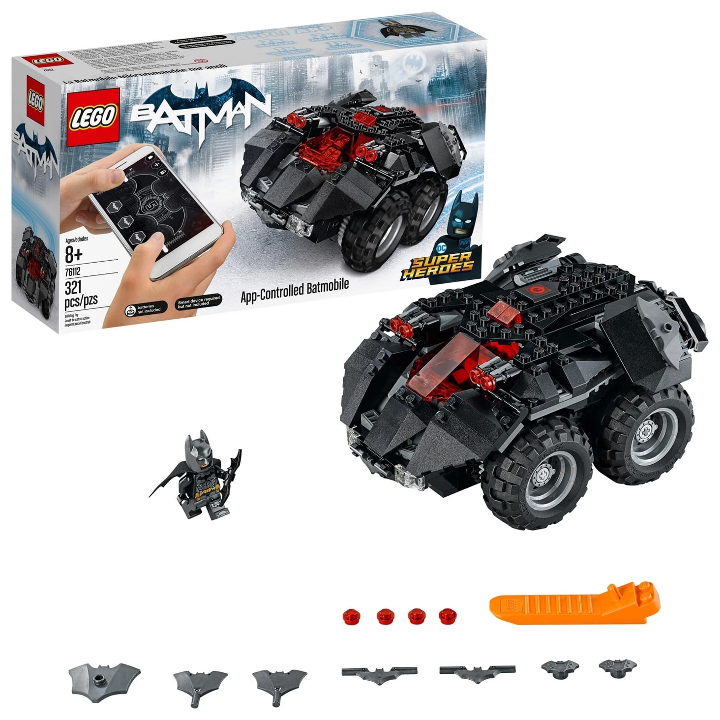 Lego DC Comics Super Heroes App Controlled Batmobile The 150