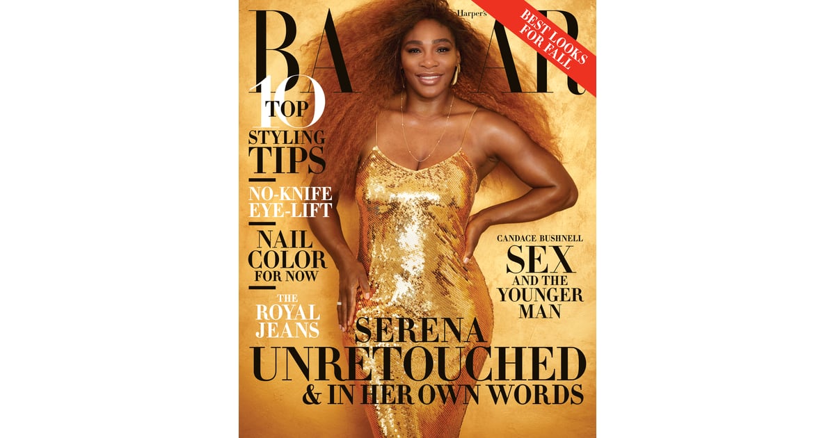 Serenas Harpers Bazaar August 2019 Cover Serena Williamss Unretouched Photos In Harpers 0942