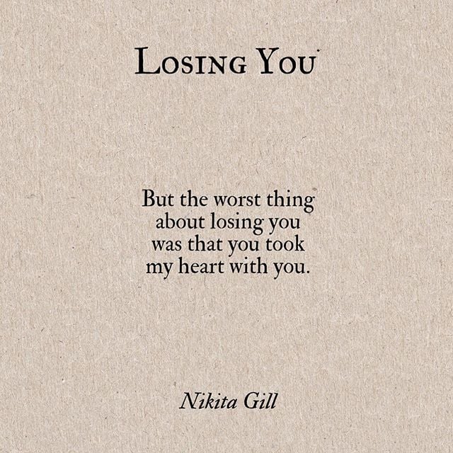 Losing you