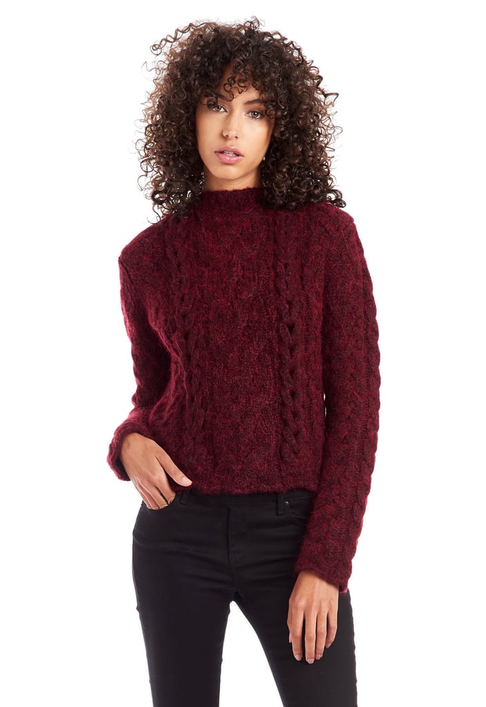 Mott & Bow The Cable Infinity Mockneck Sweater