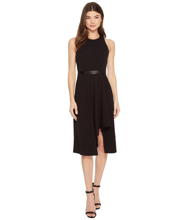 Calvin Klein High-Low With Contrast Lining