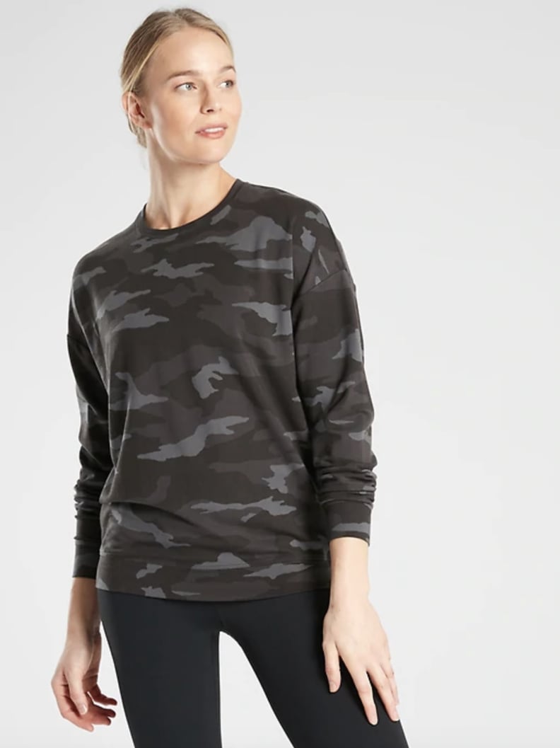 7. Studio to Street Camo Sweatshirt