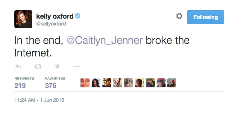 Celebrity Reactions to Caitlyn Jenner's Debut
