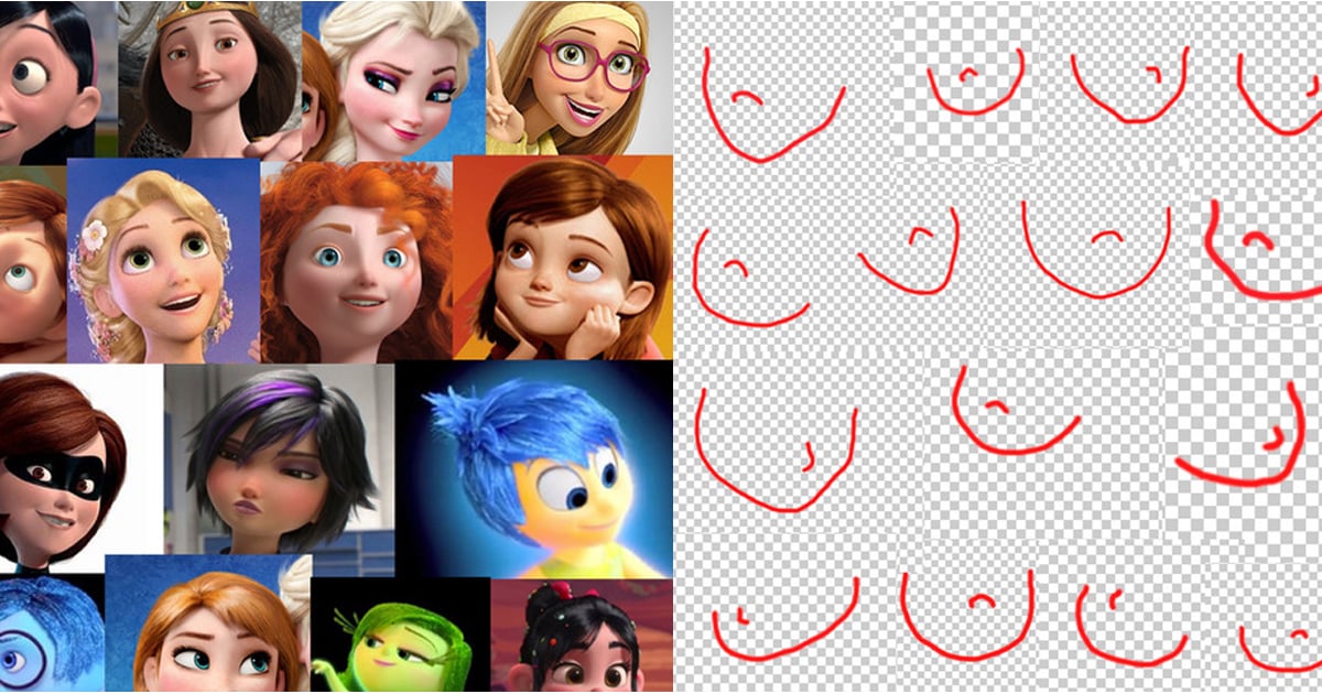 Have You Noticed That Almost Every Female Disney Pixar Character Has the Sa...