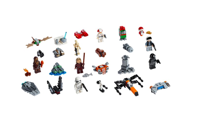 All of the Legos in the Star Wars Advent Calendar