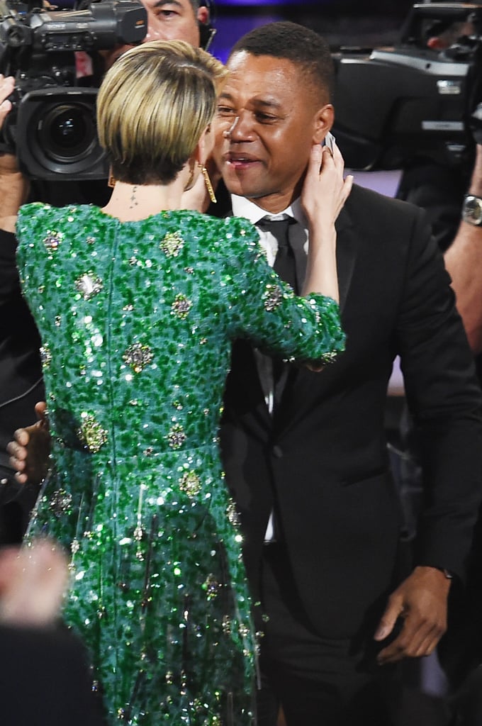 Pictured: Cuba Gooding Jr. and Sarah Paulson