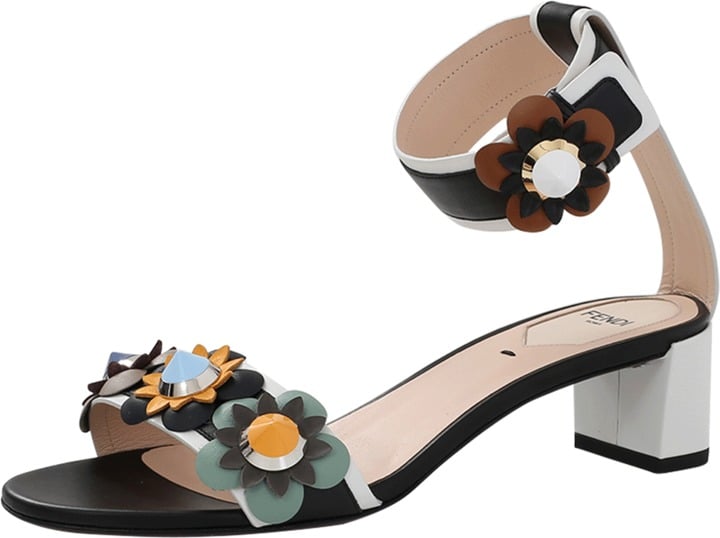 Fendi Flowerland Block Sandal ($900)