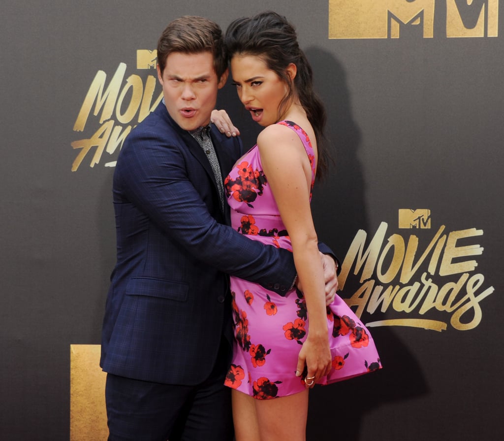 Adam DeVine and Chloe Bridges Cute Pictures