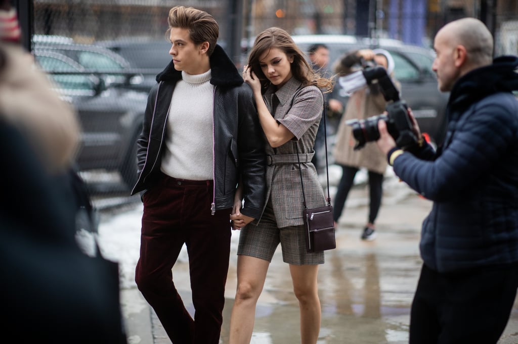 Barbara and Dylan Outside Boss During New York Fashion Week in February 2019