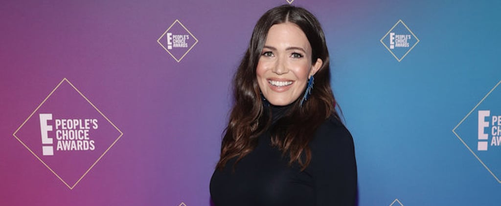 Mandy Moore's Black Brandon Maxwell Dress at the PCAs 2020