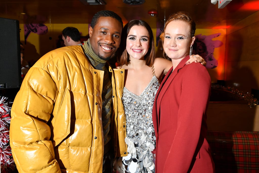 Shameik Moore, Kiernan Shipka, and Liv Hewson at the Let It Snow Premiere