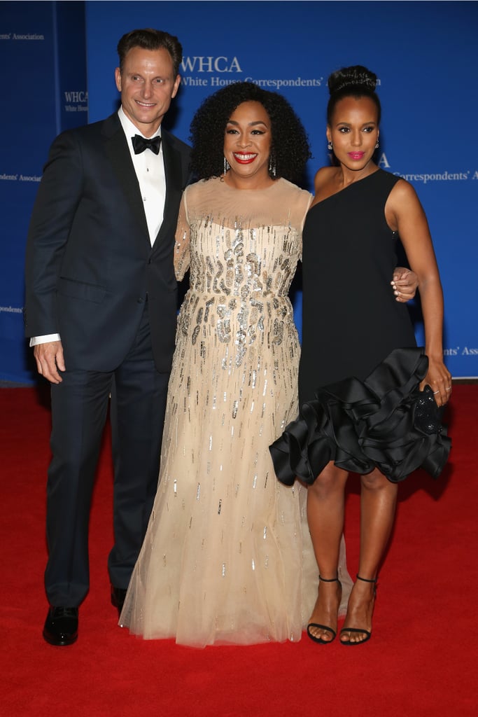 Pictured: Kerry Washington, Tony Goldwyn, and Shonda Rhimes