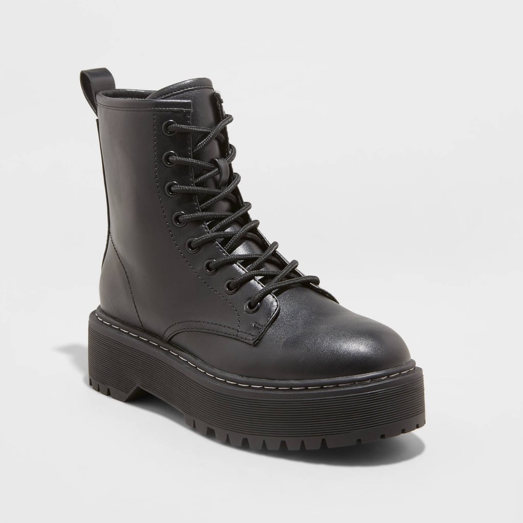 For All-Day Wear: A New Day Saylor Lace-Up Combat Boots