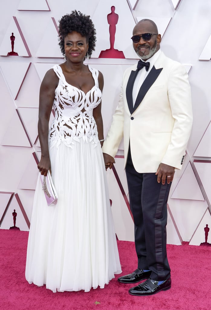 Viola Davis and Julius Tennon at the 2021 Oscars