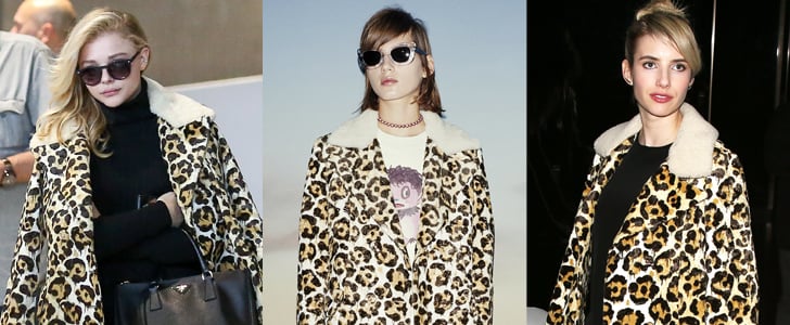 Coach Leopard Coat Spring 2015