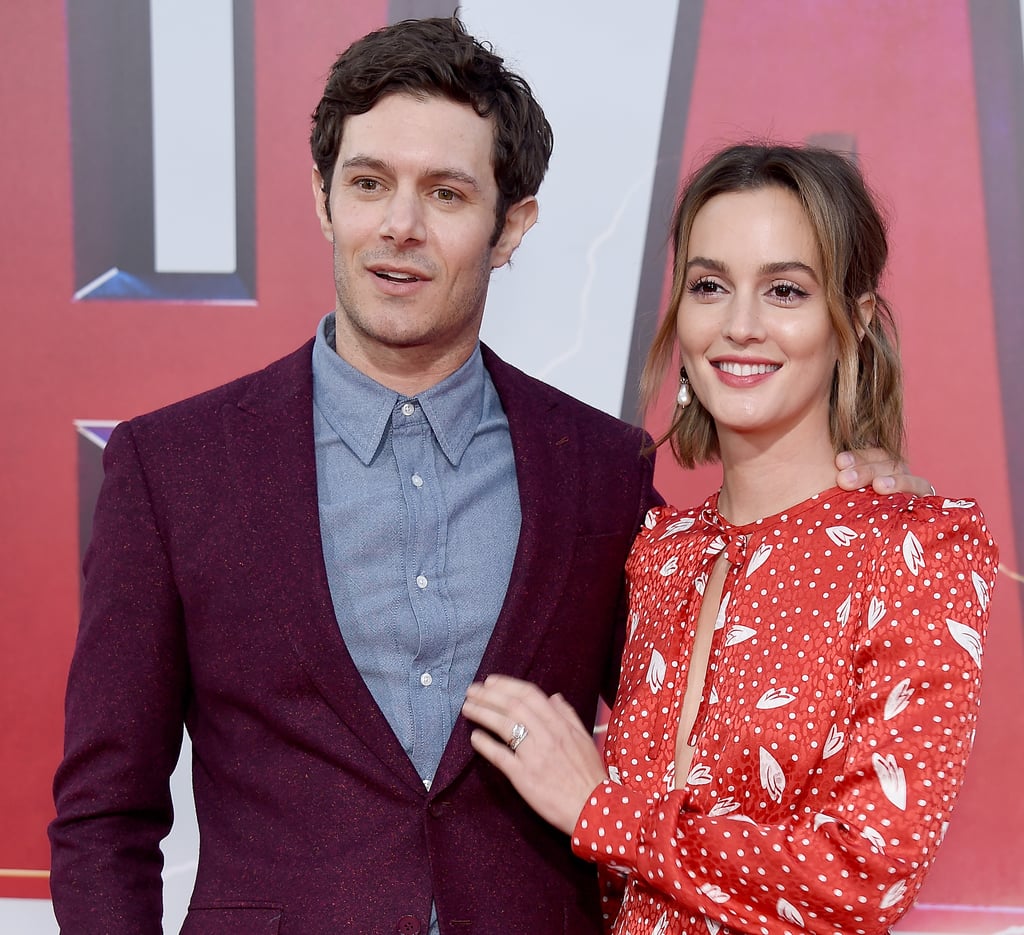 Adam Brody and Leighton Meester at Shazam! Premiere 2019