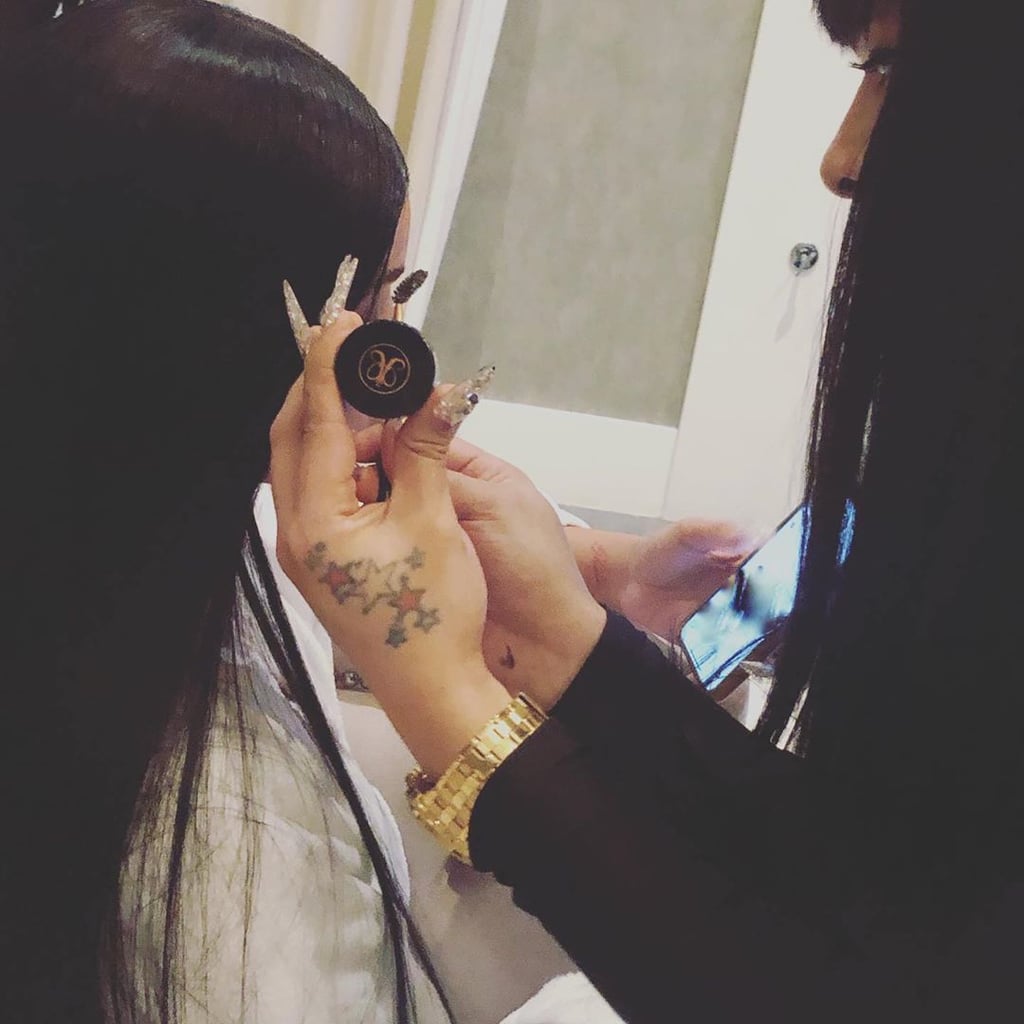 "I guess God is good, because she loved the way I work," said La Pearl. "I'm on time. I'm professional. I work well under pressure. But Cardi also just loved the way I do her makeup. How, when her picture was taken, she looked flawless; she didn't need editing. That's how I got this job with her."
Fast-forward four years, and La Pearl is all but Cardi B's go-to for all things glam. She's been through it all, both professionally and personally, with the rapper — weddings, birthdays, and even quarantine.
"It's 24 hours, 24/7. I'll do her makeup when she wants to go on [Instagram] Live. I did her makeup when it was her daughter's birthday. At the start of all this, I thought that I wouldn't be working, but she's been flying me to LA since the first day of the pandemic. Of course I get tested before, and I wear a mask and wash my hands. We've been very careful. But there are a lot of projects to work on, so I feel very lucky to get to do them. Cardi's my main priority. She's so loyal to me, I want to be loyal back."
Of course, like most anything in life, making yourself fully available can come with some sacrifices: "I do work so much, I never have time for myself," she said. "But I have friends who talk me out of it, and Cardi is very supportive. She never wants to keep me away from family or my boyfriend. She be like, 'Go.' She's understanding."