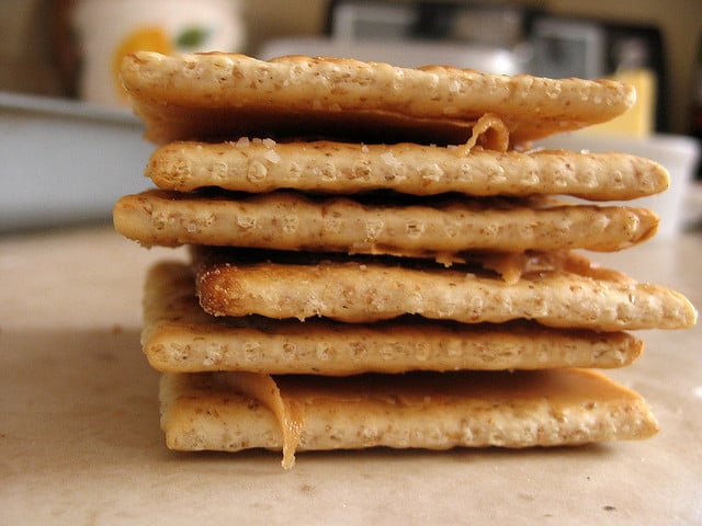 Saltines With Nut Butter