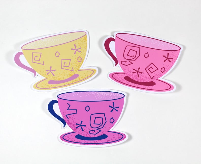 Alice in Wonderland Teacup Stickers