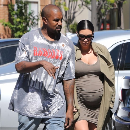 Kim Kardashian and Kanye West Out in LA October 2015
