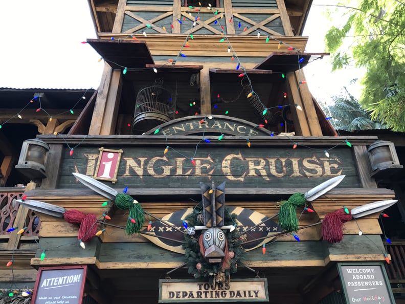 The Jungle Cruise Transforms Into the Jingle Cruise, and the Animals Get in on the Holiday Fun.