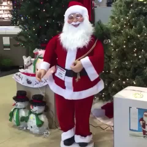 When Santa gets a little too turnt.